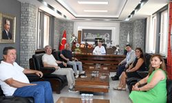 Başkan Aydın’dan Harmancık’a geçmiş olsun ziyareti