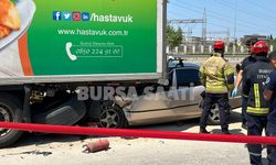 Bursa'da feci kaza kamerada: Tırın altına girdi, hayatını kaybetti!