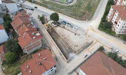 İnegöl'de atıl vaziyetteki boş alan otoparka dönüşüyor