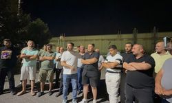 Gemlik'te liman sahasında iş durdu