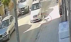 7 yaşındaki çocuğa otomobil çarptı: Kaza anı kamerada