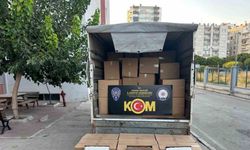 Adana’da 6 milyonluk kaçak doldurulmuş sigara ele geçirildi