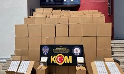 Adana’da 7 milyon 910 bin adet kaçak makaron ele geçirildi