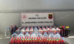Adana’da yarım ton kaçak alkol ele geçirildi: 3 gözaltı