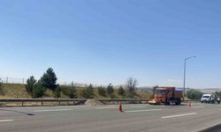 Ankara’da metenol yüklü tanker kaza yaptı: Yol bir süre trafiğe kapandı