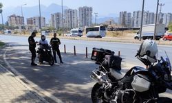 Antalya’da motosikletlere sıkı denetim: 33 araç trafikten men edildi