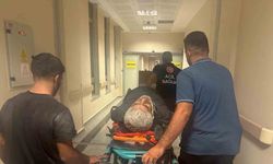 Araç bakım kanalına düşerek yaralandı