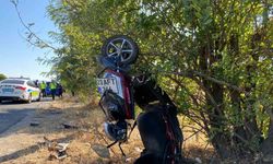Aracın çarptığı motosikletin sürücüsü hayatını kaybetti