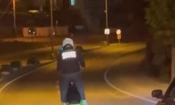 Arnavutköy’de motosikletle tehlikeli hareketler yapan sürücüye 3 bin 160 TL ceza