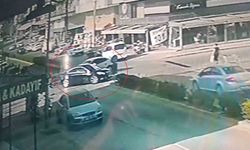 Aynı kavşakta göz göre göre kazalar güvenlik kamerasında