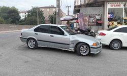 Bafra’da otomobil motosikletle çarpıştı: 1 yaralı