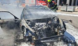 Balıkesir’de araç yangını panik oluşturdu