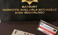 Bayburt’ta bir miktar uyuşturucu ele geçirildi