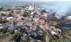 Bayramiç yangınında evleri yanan vatandaşlar yaşadıklarını gözyaşlarıyla anlattılar