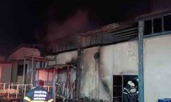 Bilecik’te fabrika yangını