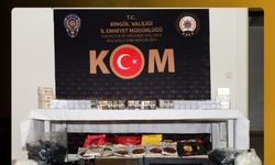 Bingöl’de gümrük kaçağı tütün ve mamülleri ele geçirildi