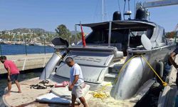 Bodrum’da milyon dolarlık motoryatta yangın