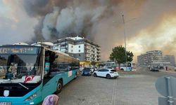 Çanakkale’de orman yangını hastaneye yaklaştı