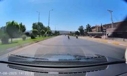 Canlarını hiçe saydılar, motosikletlerin üzerine yatarak yarıştılar