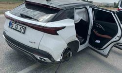 Çorum’da panelvan araç ile cip çarpıştı: 1 yaralı