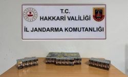Çukurca’da 985 paket kaçak sigara ele geçirildi