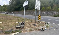 D-650’de otomobil ile elektrikli bisiklet çarpıştı: 1 ölü