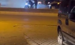 Düğün konvoyunda lastik yakan sürücüye ceza yağdı