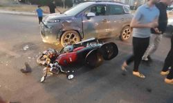 Elazığ’da otomobil ile motosiklet çarpıştı:1 yaralı
