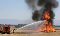 Elazığ’da tarla yangını