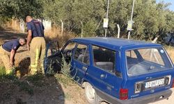 Erdek’te trafik kazası: Araç yan yattı, sürücü altında kaldı