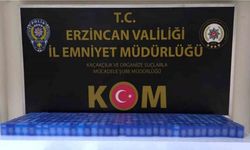 Erzincan’da bin paket makaron ele geçirildi