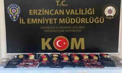 Erzincan’da kaçak nargile tütünü ile sipsi ele geçirildi