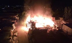 Erzincan’da Keresteciler Sitesinde yangın