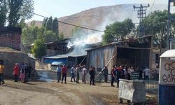 Erzurum Yakutiye’de büyük yangın