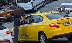 Taksici tartıştığı kızı yumruk atarak bayılttı
