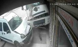 Freni boşalan arazöz ortalığı savaş alanına çevirdi: O anlar kamerada