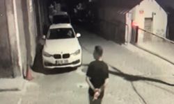 Genç kadına gece yarısı dehşeti yaşatan şüpheliyi güvenlik kamerası ele verdi