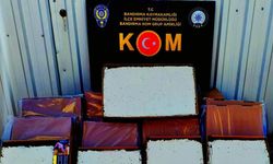 Gönen’de kaçak makaron operasyonu