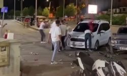 Kahramanmaraş’ta araca taşlı  saldırı