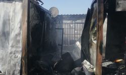 Kahramanmaraş’ta konteyner kentte yangın