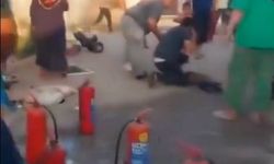 Kahramanmaraş’ta konteynerde yangın: 1 çocuk yaralandı