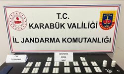 Karabük’te 353 adet sentetik ecza hap ele geçirildi