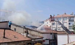 Karaman’da çatı yangını korkuttu