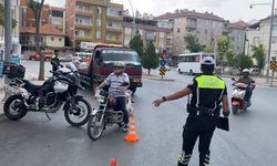 Karaman’da polisin motosiklet denetimleri arttı