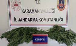 Karaman’da tarih eser ile kenevir ele geçirildi
