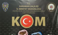 Karaman’da uyuşturucu, kaçak tütün ve ruhsatsız silahlar ele geçirildi