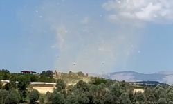Kastamonu’da baraj kenarında hortum çıktı