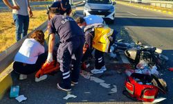Kastamonu’da bariyerlere çarpan motosikletin sürücüsü ağır yaralandı