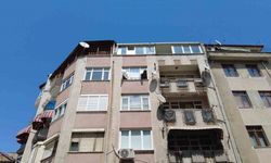 Kolonları patlayan bina tahliye ediliyor