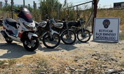 Kuyucak’ta motosiklet hırsızları tutuklandı